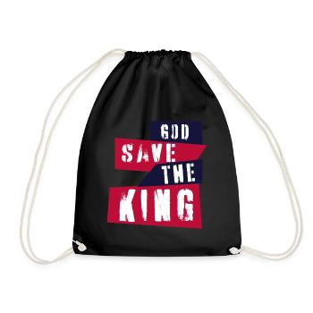 God save the King - Drawstring Bag - black - Front