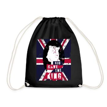Dieu protège le roi - Sac de sport léger - noir - Devant