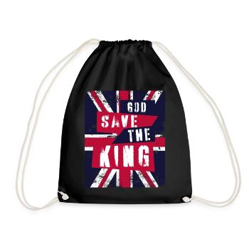 God save the King - Turnbeutel - Schwarz - Vorne