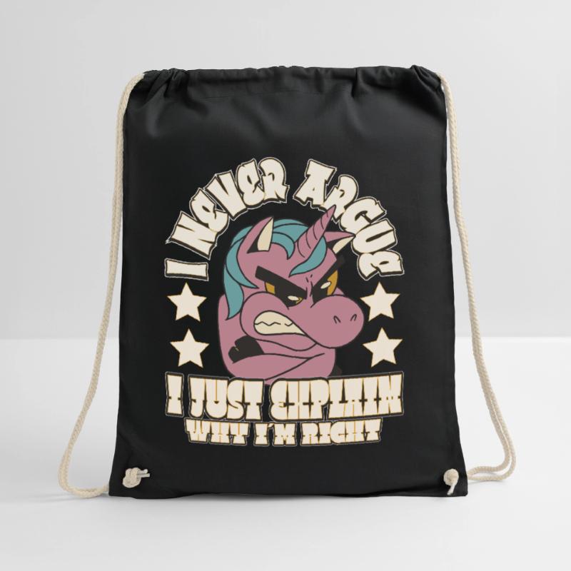 I'm not arguing, I'm just explaining why Drawstring Bag