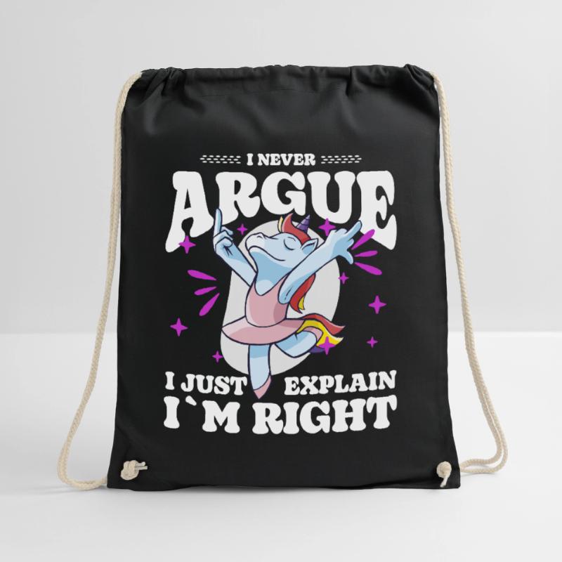 I'm not arguing, I'm just explaining why Drawstring Bag