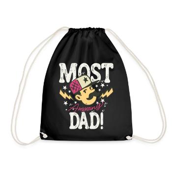 Best Daddy-to-Be Father Baby Birth 2023 - Drawstring Bag - black - Front