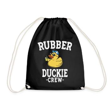 Canard en caoutchouc Canard jaune Équipage Baignade Canards Canards Canards - Sac de sport léger - noir - Devant