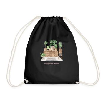 Nur Noch Eine Pflanze, Gartenbau Blumengarten - Turnbeutel - Schwarz - Vorne
