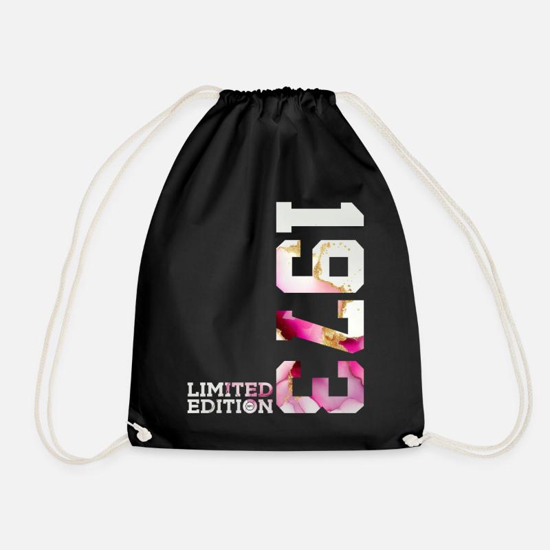53RD BIRTHDAY 53 YEARS LIMITED EDITION 1973 - Drawstring Bag - black