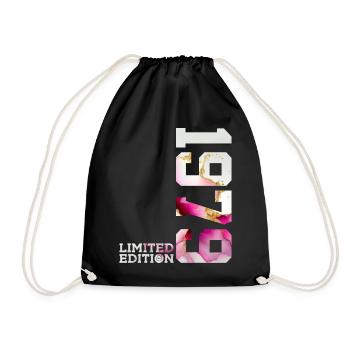 47TH BIRTHDAY 47 YEARS LIMITED EDITION 1979 - Drawstring Bag - black - Front