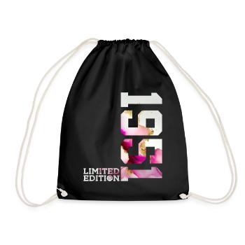 75TH BIRTHDAY 75TH ANNIVERSARY LIMITED EDITION 1951 - Drawstring Bag - black - Front