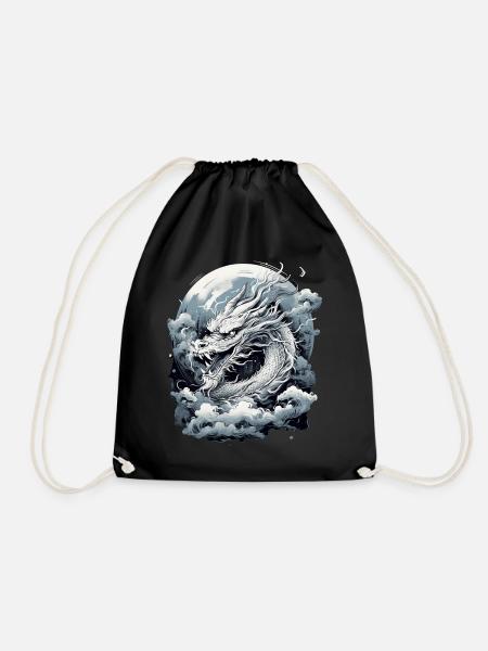 Mondlicht Mythos Drache - Turnbeutel - Schwarz