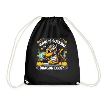 Dragon Pickleball joueur Paddle Game Lover - Sac de sport léger - noir - Devant