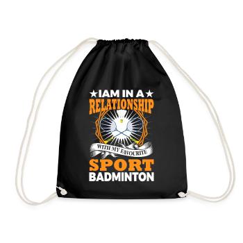 Un partenaire de double de badminton pense que je suis génial - Sac de sport léger - noir - Devant
