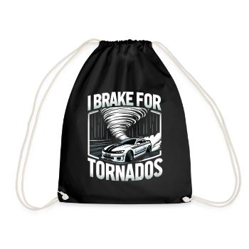 Météorologue Storm Chasing Tornado Outfit - Sac de sport léger - noir - Devant