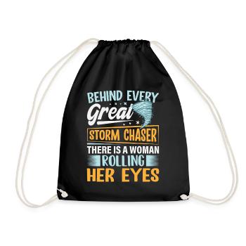 Chasseur de tornades Femme Rolling Eyes Hurricane - Sac de sport léger - noir - Devant