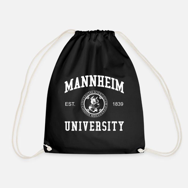 Mannheim University Universität Hochschule Uni - Turnbeutel - Schwarz