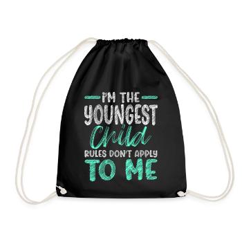 Famille Enfants Frères et sœurs Idée Cadeau Drôle - Sac de sport léger - noir - Devant