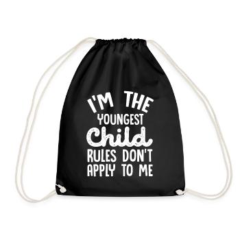 Famille Enfants Frères et sœurs Idée Cadeau Drôle - Sac de sport léger - noir - Devant