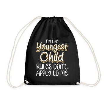 Famille Enfants Frères et sœurs Idée Cadeau Drôle - Sac de sport léger - noir - Devant