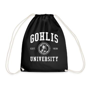 Leipzig Gohlis University University College - Drawstring Bag - black - Front