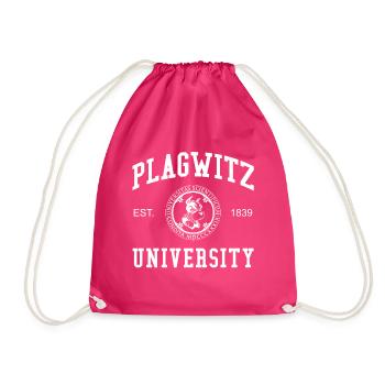 Leipzig Plagwitz University University of Applied Sciences - Drawstring Bag - fuchsia - Front