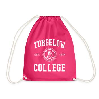 Torgelow College University Universität Hochschule - Turnbeutel - Fuchsia - Vorne