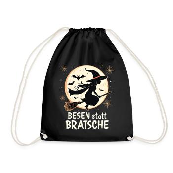 alto alto musicien Halloween amusant dicton - Sac de sport léger - noir - Devant
