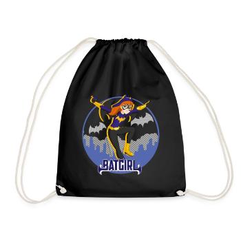 DC Super Hero Girls Batgirl In Gotham - Drawstring Bag - black - Front