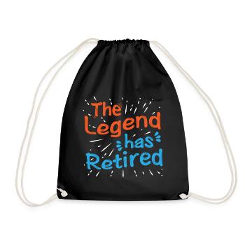 Retraite Légende - Sac de sport léger - noir - Devant