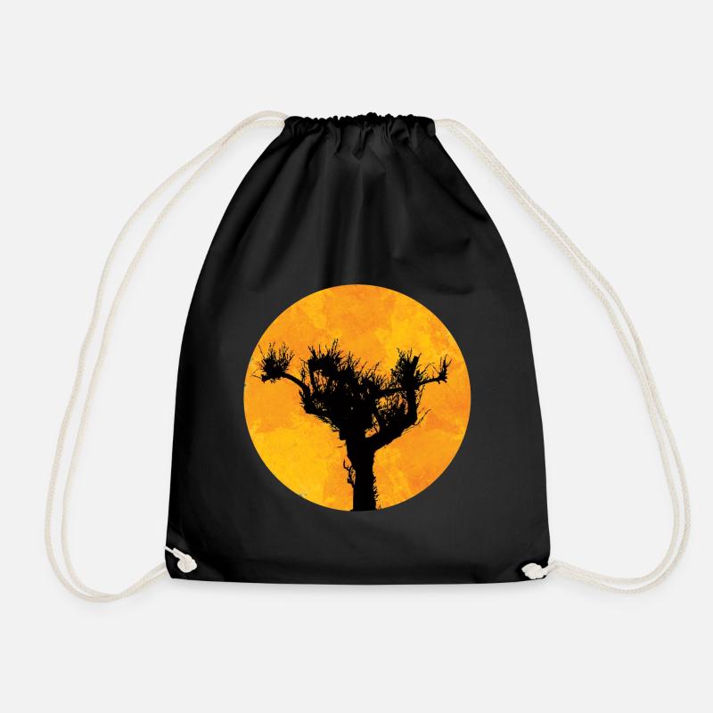 Pinie in der sonne - Turnbeutel - Schwarz