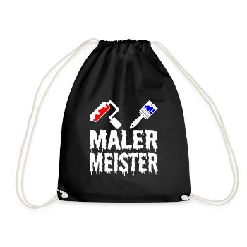 Painter master exam master painter painter - Drawstring Bag - black - Front