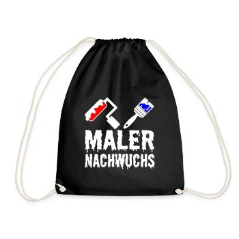 Maler Nachwuchs Lackierer Ausbildung für Kinder - Turnbeutel - Schwarz - Vorne