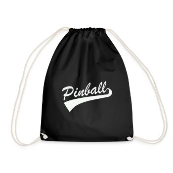 Lettrage de flipper flippern flipper - Sac de sport léger - noir - Devant