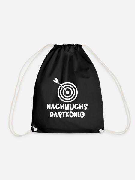 Nachwuchs Dartkönig Dartboard Dart - Turnbeutel - Schwarz