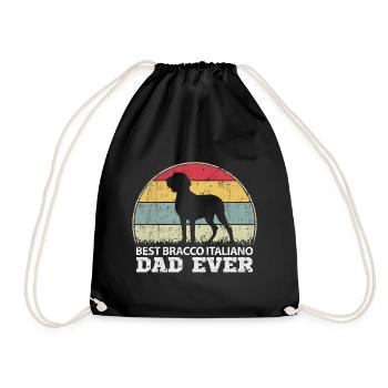 Meilleur Bracco Italiano Dad Papa maître pour lui - Sac de sport léger - noir - Devant