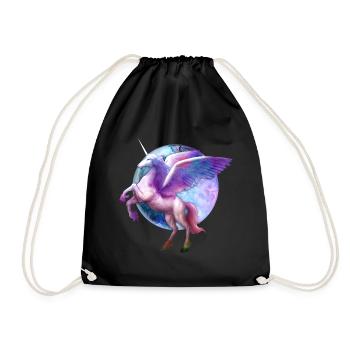 Graphique du cheval Pegasus - Sac de sport léger - noir - Devant