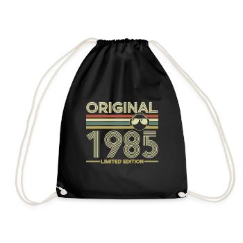 1985 - Turnbeutel - Schwarz - Vorne