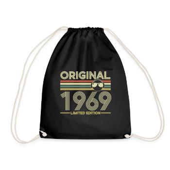1969 - Drawstring Bag - black - Front