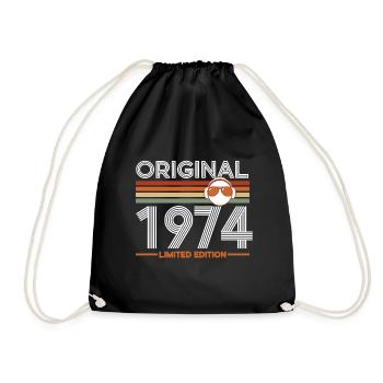 1974 - Drawstring Bag - black - Front