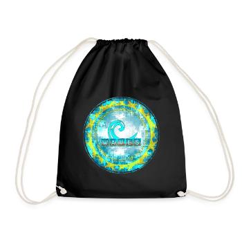 La vague 3 parfaite pour tous les surfeurs - Sac de sport léger - noir - Devant