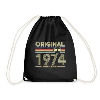 1974 - Drawstring Bag - black - Front