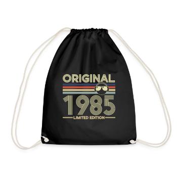 1985 - Drawstring Bag - black - Front