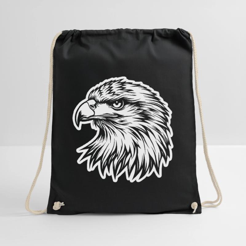 Eagle Eagle Head Drawstring Bag