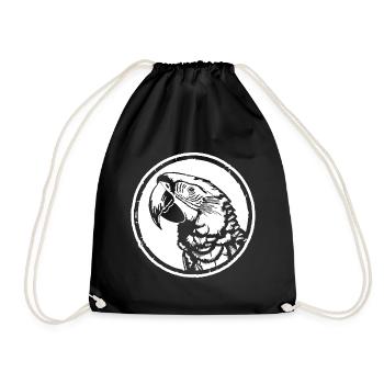 Perroquet oiseau - Sac de sport léger - noir - Devant