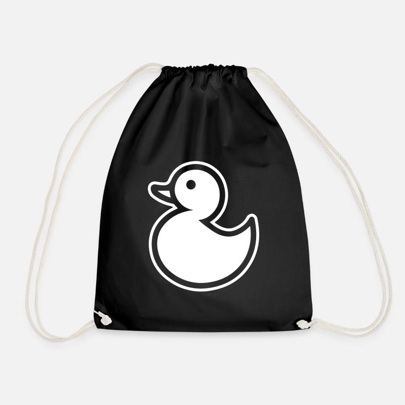 Ente Enten - Turnbeutel - Schwarz