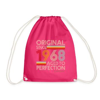 1968 - Drawstring Bag - fuchsia - Front