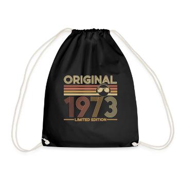 1973 - Drawstring Bag - black - Front