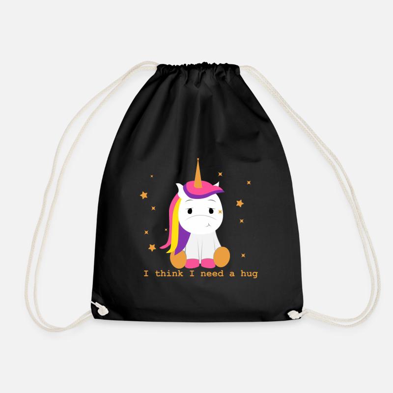 Unicorn - Turnbeutel - Schwarz