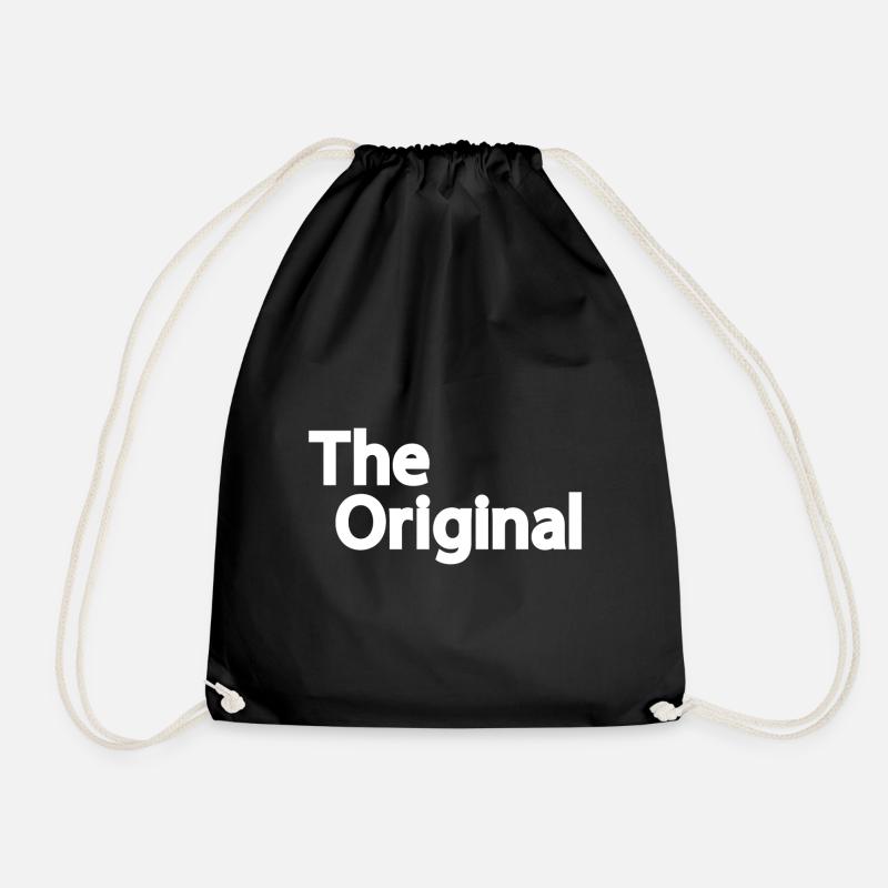 The original gift - Drawstring Bag - black