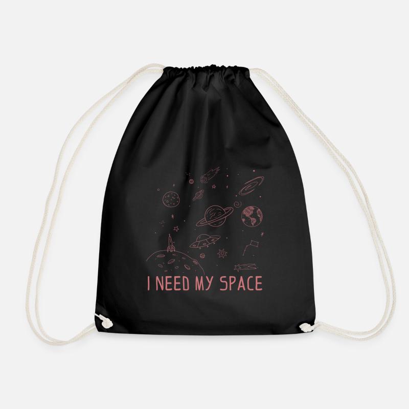 I need my Space Physik Physiker Geschenk - Turnbeutel - Schwarz