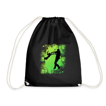 Père et fille - Sac de sport léger - noir - Devant
