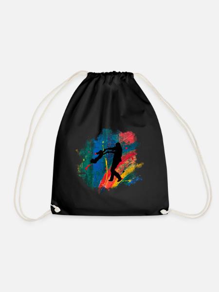 Père et fille - Sac de sport léger - noir