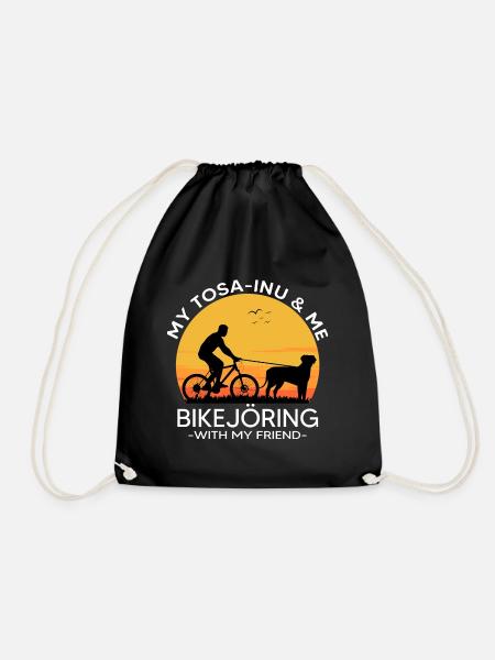 bikejöring tosa inu zughund zughundesport tosa-inu - Turnbeutel - Schwarz